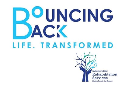 Independent Rehabilitation Services podcast logo Bouncing Back