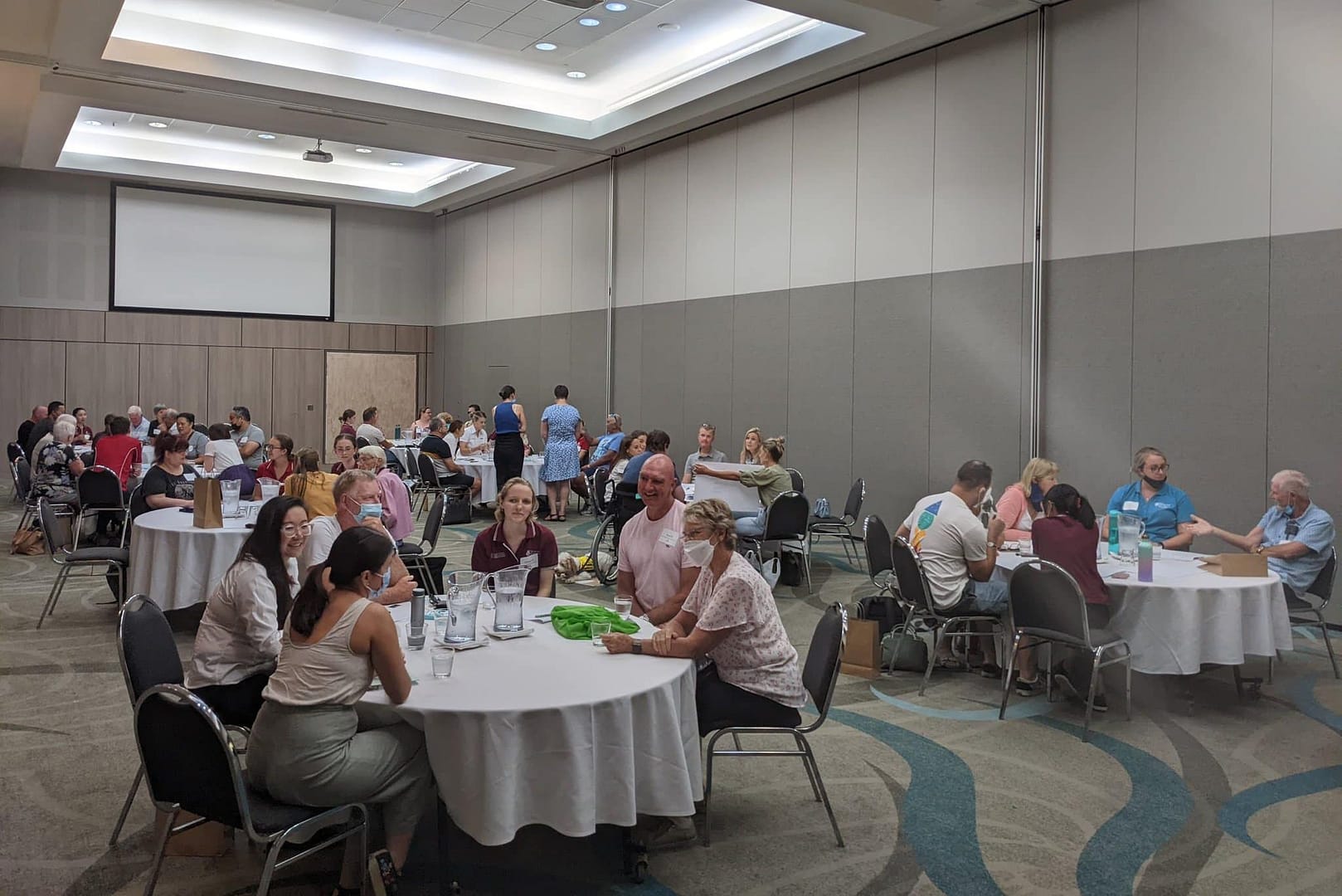 Photo of a workshop at the 2022 Gold Coast Aphasia Camp