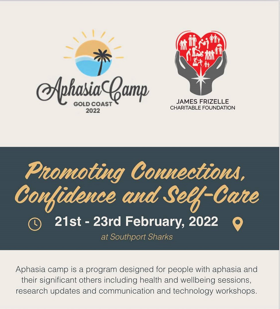 Aphasia Camp 2022 promo banner